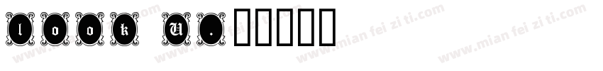 look U字体转换